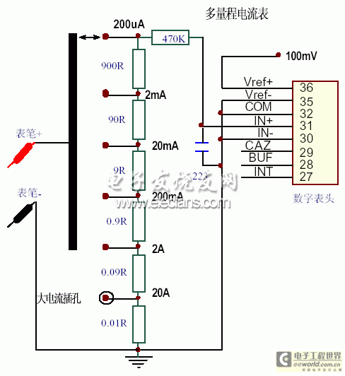 數字電壓表ICL7106/7107的應用 